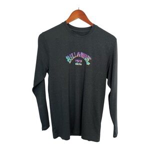 Billabong Black Rashguard Sub protection Kids Long Sleeve Shirt size 16
